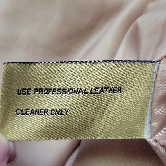 Boston Harbor Mens XXL Tan Lined Full Zip Leather Jacket Western Warm Casual - Picture 12 of 12